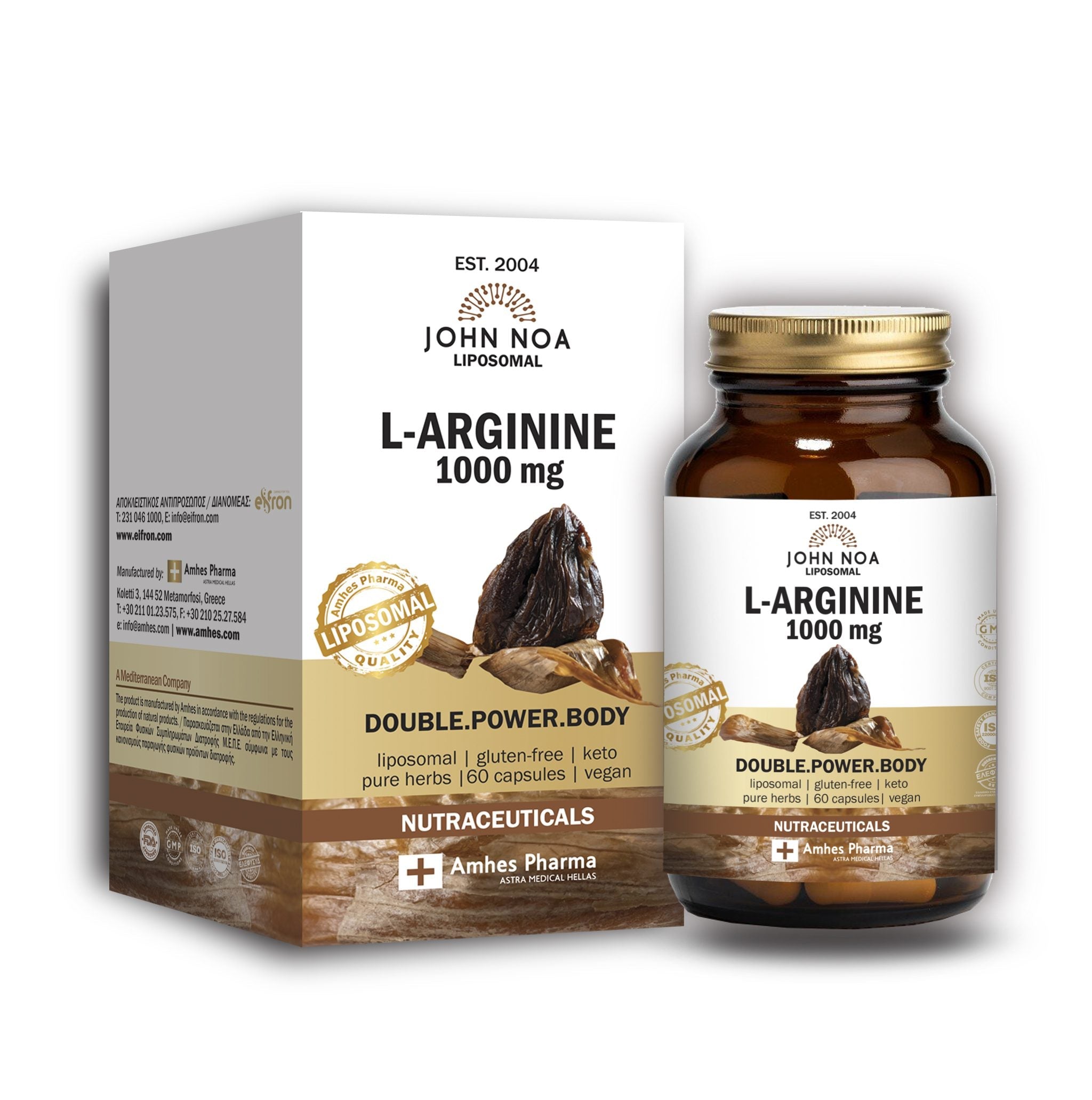 JOHN NOA L-ARGININE 60 CAPS